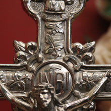 Load image into Gallery viewer, x SOLD Antique French Church, Free Standing Crucifix, Jesus on Cross Large Cross Christ B11029
