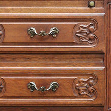 Load image into Gallery viewer, x SOLD Vintage French Oak Drop Front Writing Bureau Desk with Chest of 2 Drawers Below B10638