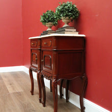 Load image into Gallery viewer, x SOLD Antique French Bedside Tables, Antique French Lamp Tables, Side or Hall Cupboard B10753