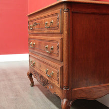 Load image into Gallery viewer, x SOLD Antique French Chest of Drawers, Oak French Hall Cabinet Chest of 3 Drawers B10205