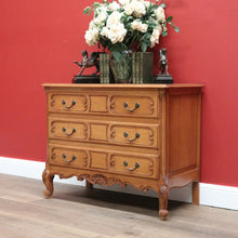Load image into Gallery viewer, x SOLD Vintage Chest of Drawers, French Oak 3 Drawer Chest, Bedside, Hall Cupboard B10515