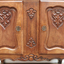 Load image into Gallery viewer, x SOLD Vintage Antique French Hall Cabinet Sideboard, Entry Foyer Cupboard with Drawer B10632