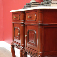 Load image into Gallery viewer, x SOLD Antique French Bedside Tables, Antique French Lamp Tables, Side or Hall Cupboard B10753
