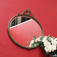Load image into Gallery viewer, x SOLD French Gilt Wall Mirror Oval Gilt Framed Bevelled Edge Hall Mirror Vanity Mirror B10310