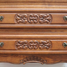 Load image into Gallery viewer, x SOLD Vintage French Oak Drop Front Writing Bureau Desk with Chest of 2 Drawers Below B10638