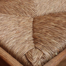 Load image into Gallery viewer, x SOLD Set of 6 French Chairs, 6 Antique Oak and Rush Seat Dining Chairs Kitchen Chairs B10936