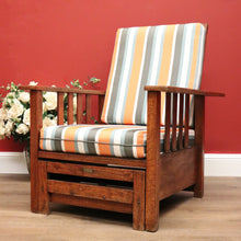 Load image into Gallery viewer, x SOLD Pair of Vintage Oak Recliner Outdoor Indoor Armchairs B10708
