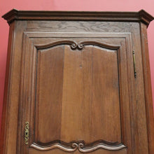 Load image into Gallery viewer, x SOLD Antique French Cloak Cabinet, French Hall Cupboard, Oak Wardrobe Armoire Drawer B10804