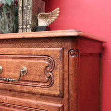Load image into Gallery viewer, x SOLD Antique French Chest of Drawers, Oak French Hall Cabinet Chest of 3 Drawers B10205