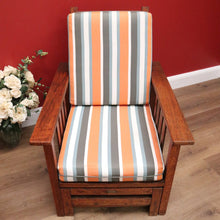 Load image into Gallery viewer, x SOLD Pair of Vintage Oak Recliner Outdoor Indoor Armchairs B10708