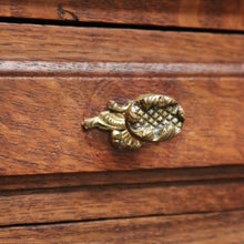 Load image into Gallery viewer, x SOLD Antique French Oak Bedside Cabinets, 2 French Oak and Marble Lamp Tables B10564