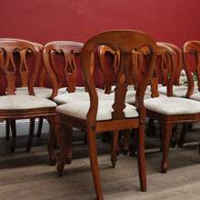 Load image into Gallery viewer, x SOLD Set of 12 Antique Dining Chairs, Antique English Mahogany Kitchen Chairs B11144