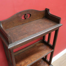 Load image into Gallery viewer, x SOLD Antique English Open Bookcase, Antique Art Nouveau Bookcase, Four Tier Book Self B10990