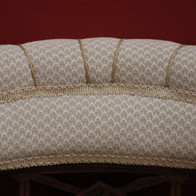 Load image into Gallery viewer, x SOLD Antique English Tub Chair, Parlour Chair, Armchair, Walnut Fabric Ladies Chair B10789