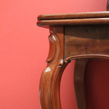Load image into Gallery viewer, x SOLD Antique French Mahogany Hall Table Games Table Fold over Card Table, Carved Legs B10730