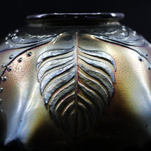 Load image into Gallery viewer, x SOLD Carnival Glass EMU, Black Amethyst Emu Bowl Australian Crown Crystal Master Bowl B11094