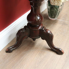 Load image into Gallery viewer, x SOLD Antique Australian Cedar Piano Stool, Cedar Tapestry Swivel Dressing Table Chair B11102