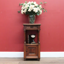 Load image into Gallery viewer, Antique Bedside Table, French Walnut Bedside Table, Lamp Table, Marble Top B10828