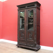 Load image into Gallery viewer, x Sold Antique Bookcase, Brittany, France Two Door Bookcase or China Display Cabinet B10454