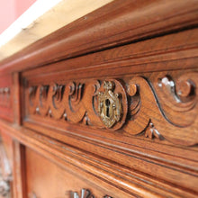 Load image into Gallery viewer, x SOLD Antique French Dressing Table, French Walnut Hall Cabinet, Entry Foyer Cupboard B10842