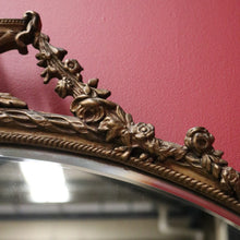 Load image into Gallery viewer, x SOLD French Gilt Wall Mirror Oval Gilt Framed Bevelled Edge Hall Mirror Vanity Mirror B10310