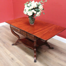Load image into Gallery viewer, x SOLD Antique English Centre Table, Large Lamp or Side Table, Cushion Drawer Desk B10740