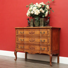 Load image into Gallery viewer, x SOLD Vintage French Chest of Drawers. French 3 Drawer Hall Cabinet Lamp Cupboard B10472