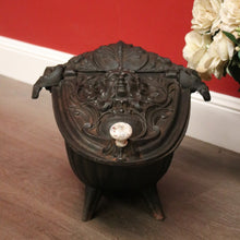 Load image into Gallery viewer, x SOLD Antique French Coal Scuttle ideal as Magazine holder, Kindling storage, Firewood B10493