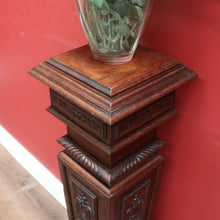 Load image into Gallery viewer, x SOLD Antique French Oak Pedestal, Jardinière Stand, Plant Stand, Planter Pedestal B11201