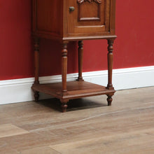 Load image into Gallery viewer, x SOLD Antique Bedside Cabinet, French Oak and Marble Lamp Table, Bedside Table B10908