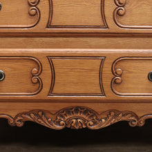 Load image into Gallery viewer, x SOLD Vintage Chest of Drawers, French Oak 3 Drawer Chest, Bedside, Hall Cupboard B10515