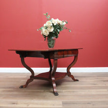 Load image into Gallery viewer, x SOLD Antique English Centre Table, Large Lamp or Side Table, Cushion Drawer Desk B10740