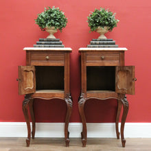 Load image into Gallery viewer, x SOLD Pair of French Antique Bedside Tables, Bedside Cabinets, Lamp Tables Side Tables B10565