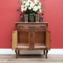 Load image into Gallery viewer, x SOLD Vintage Antique French Hall Cabinet Sideboard, Entry Foyer Cupboard with Drawer B10632