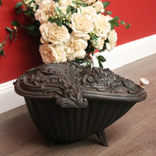 Load image into Gallery viewer, x SOLD Antique French Coal Scuttle ideal as Magazine holder, Kindling storage, Firewood B10493