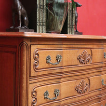 Load image into Gallery viewer, x SOLD Vintage French Chest of Drawers. French 3 Drawer Hall Cabinet Lamp Cupboard B10472
