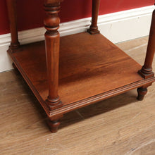 Load image into Gallery viewer, x SOLD Antique Bedside Cabinet, French Oak and Marble Lamp Table, Bedside Table B10908