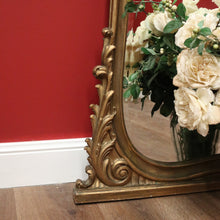 Load image into Gallery viewer, x SOLD Antique French Gilt Wood Mirror, Bevelled Edge Antique French Wall Hall Mirror B11183