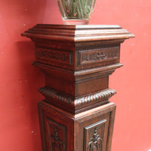 Load image into Gallery viewer, x SOLD Antique French Oak Pedestal, Jardinière Stand, Plant Stand, Planter Pedestal B11201