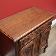 Load image into Gallery viewer, x SOLD Vintage Antique French Hall Cabinet Sideboard, Entry Foyer Cupboard with Drawer B10632