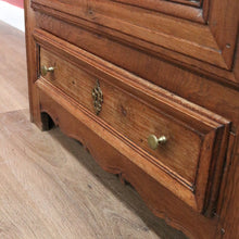Load image into Gallery viewer, x SOLD Antique French Cloak Cabinet, French Hall Cupboard, Oak Wardrobe Armoire Drawer B10804
