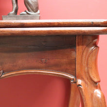 Load image into Gallery viewer, x SOLD Antique French Mahogany Hall Table Games Table Fold over Card Table, Carved Legs B10730