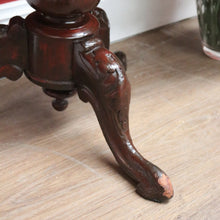 Load image into Gallery viewer, x SOLD Antique Australian Cedar Piano Stool, Cedar Tapestry Swivel Dressing Table Chair B11102