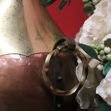 Load image into Gallery viewer, x SOLD Antique Copper and Brass Twin Handle Urn, Umbrella Walking Stick Holder Doorstop. B10132