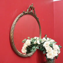 Load image into Gallery viewer, x SOLD French Gilt Wall Mirror Oval Gilt Framed Bevelled Edge Hall Mirror Vanity Mirror B10310