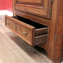 Load image into Gallery viewer, x SOLD Antique French Cloak Cabinet, French Hall Cupboard, Oak Wardrobe Armoire Drawer B10804