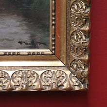 Load image into Gallery viewer, x SOLD Antique Dutch Framed Oil on Canvas, Country Farmhouse Scene, Country Cottage. B11185