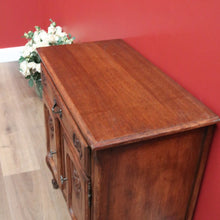 Load image into Gallery viewer, x SOLD Vintage Antique French Hall Cabinet Sideboard, Entry Foyer Cupboard with Drawer B10632