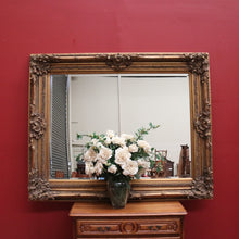 Load image into Gallery viewer, x SOLD Vintage French Gilt Framed Mirror, Heavily Ornate Gilt Timber and Plaster Mirror B11113