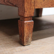 Load image into Gallery viewer, x SOLD Antique Bedside Table, French Oak and Marble Top Art Deco Bedside or Lamp Table B11254